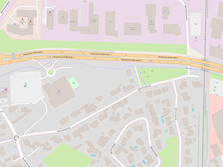 Carte routière affichant l’adresse de La Clé du Piano